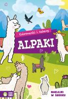 Kolorowanki i zabawy. Alpaki. Autor: Julia Nikodem. SmakLiter.pl Okładka książki Kolorowanki i zabawy. Alpaki