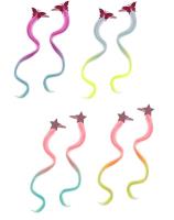 Opakowanie Kolorowe pasemka - spinki 2 sztuki MIX