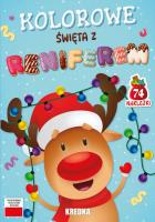 Okładka książki Kolorowe święta z reniferem