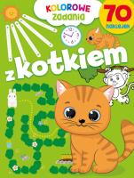 Okładka książki Kolorowe zadania z kotkiem