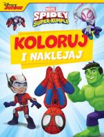 Okładka książki Koloruj i naklejaj. Marvel Spidey i Super-kumple