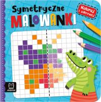 Okładka książki Koloruj i odkrywaj. Symetryczne kolorowanki
