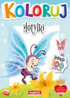 Okładka książki Koloruj - Motylki