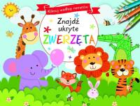 Koloruj według numerów. Znajdź ukryte zwierzęta. Autor: Hannah Kristin. SmakLiter.pl Okładka książki Koloruj według numerów. Znajdź ukryte zwierzęta