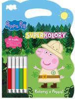 Okładka książki Koloruj z Peppą! Świnka Peppa. SuperKolory