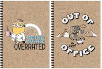 Kołozeszt A4/80K kratka Minionki (5szt). Wydawca: Beniamin. SmakLiter.pl Opakowanie Kołozeszt A4/80K kratka Minionki (5szt)