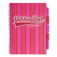 Kołozeszyt Pukka Pad A4 Project Book Vogue różowy. Wydawca: Pukka Pads. SmakLiter.pl Opakowanie Kołozeszyt Pukka Pad A4 Project Book Vogue różowy
