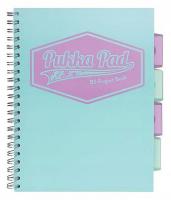 Kołozeszyt Pukka Pad B5 Project Book Pastel morski. Wydawca: Pukka Pads. SmakLiter.pl Opakowanie Kołozeszyt Pukka Pad B5 Project Book Pastel morski