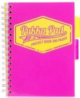 Opakowanie Kołozeszyt Pukka Pad Project Book Neon a5 200k kratka różowy 8418-neo