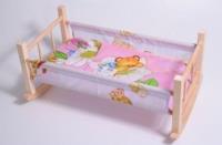 Kołysanka drewniana z tkaniną. Wydawca: MALIMAS. SmakLiter.pl Opakowanie Kołysanka drewniana z tkaniną