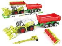 Opakowanie Kombajn z maszyną rolniczą napęd na koło