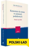 Okładka książki Komentarz do zmian w ustawach podatkowych