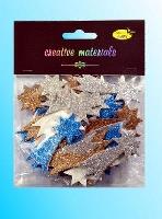 Komety z pianki brokatowej kolorowe 40szt. Wydawca: Galeria Hobby. SmakLiter.pl Opakowanie Komety z pianki brokatowej kolorowe 40szt