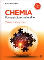 Kompendium maturalne. Chemia ZR OE. Autor: Kamil Kaznowski. SmakLiter.pl Okładka książki Kompendium maturalne. Chemia ZR OE