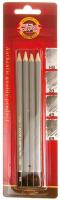 Opakowanie Komplet 4 ołówków grafitowych Gold Star 1860/4 na blistrze (HB, 2B, 4B, 6B)
