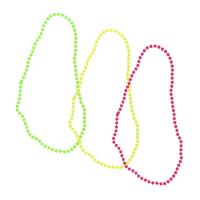 Opakowanie Komplet naszyjników neon 3szt