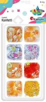 Opakowanie Konfetti Craft-Fun zestaw 8 wzorów 8x4g