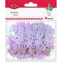 Opakowanie Konfetti Gwiazdki 19mm 30g bladoróżowe