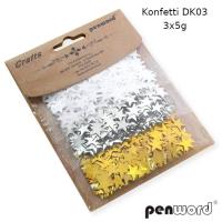 Opakowanie Konfetti gwiazdki 5g