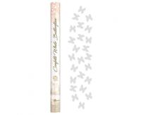 Opakowanie Konfetti pneumatyczne Motylki papierowe białe 60cm