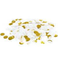 Konfetti złoto-białe. Wydawca: ARPEX. SmakLiter.pl Opakowanie Konfetti złoto-białe