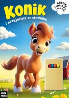 Konik i przyjaciele ze stadniny. Autor: Opracowanie zbiorowe. SmakLiter.pl Okładka książki Konik i przyjaciele ze stadniny