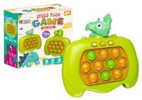 Opakowanie Konsola zręcznościowa Pop It zielona Dinozaury