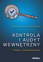 Okładka książki Kontrola i audyt wewnętrzny
