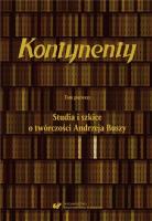Kontynenty T.1. Autor: red. Marian Kisiel, Pasterski Janusz. SmakLiter.pl Okładka książki Kontynenty T.1