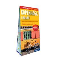Kopenhaga i Malmö laminowany map&guide 2w1 przewodnik i mapa. Autor: Duda Tomasz. SmakLiter.pl Okładka książki Kopenhaga i Malmö laminowany map&guide 2w1 przewodnik i mapa