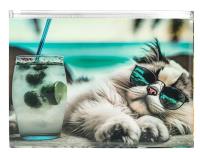 Koperta A4 PP z nadrukiem zip Chillout Cat. Wydawca: Centrum. SmakLiter.pl Opakowanie Koperta A4 PP z nadrukiem zip Chillout Cat