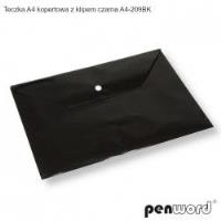 Opakowanie Koperta na dokumenty A4 z klipem czarna