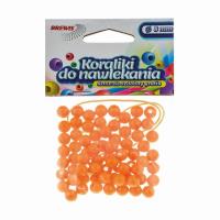 Opakowanie Koraliki do nawlekania złote + sznurek 8mm 16g