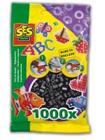 Koraliki do prasowanek czarne 1000 szt.. Wydawca: SES Creative. SmakLiter.pl Opakowanie Koraliki do prasowanek czarne 1000 szt.