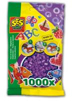 Koraliki do prasowanek fioletowe 1000 szt.. Wydawca: SES Creative. SmakLiter.pl Opakowanie Koraliki do prasowanek fioletowe 1000 szt.