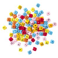 Opakowanie Koraliki drewniane litery 100szt