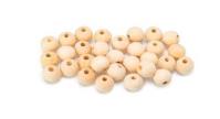 Opakowanie Koraliki drewniane naturalne 11x12mm 30szt