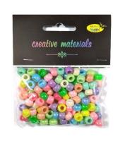 Opakowanie Koraliki perłowe pastelowe 6mm 36g ok.150szt