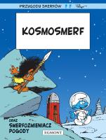 Kosmosmerf. Autor: Peyo, Yvan Delporte. SmakLiter.pl Okładka książki Kosmosmerf