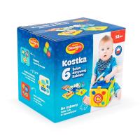 Kostka 6 ścian aktywnej zabawy. Wydawca: Dumel. SmakLiter.pl Opakowanie Kostka 6 ścian aktywnej zabawy