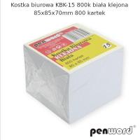 Opakowanie Kostka biurowa biała 85x85x70mm 800K