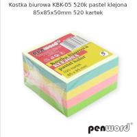 Opakowanie Kostka biurowa pastel 85x85x50mm 520K