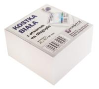 Opakowanie Kostka klejona biała 85x85mm 5cm otwór na długopis
