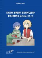 Kostka Rubika Blindfolded. Pochmann, M2/m2, U2, r2. Autor: Lang Andrzej. SmakLiter.pl Okładka książki Kostka Rubika Blindfolded. Pochmann, M2/m2, U2, r2