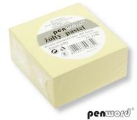 Opakowanie Kostka samoprzylepna pastel żółty 76x76mm 400K