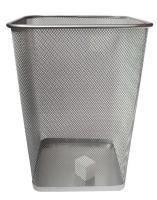 Kosz kwadratowy duży srebrny. Wydawca: NET. SmakLiter.pl Opakowanie Kosz kwadratowy duży srebrny