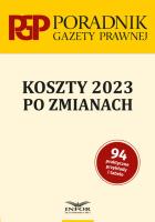 Koszty 2023 po zmianach. Autor:   Praca zbiorowa. SmakLiter.pl Okładka książki Koszty 2023 po zmianach