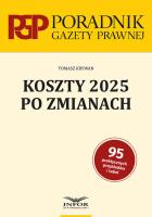 Koszty 2025 po zmianach. Autor: Krywan Tomasz. SmakLiter.pl Okładka książki Koszty 2025 po zmianach