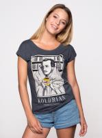 Opakowanie Koszulka damska Kołdrian grafitowa L