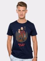 Opakowanie Koszulka męska Nie ma lipy Kochanowski granatowa XL